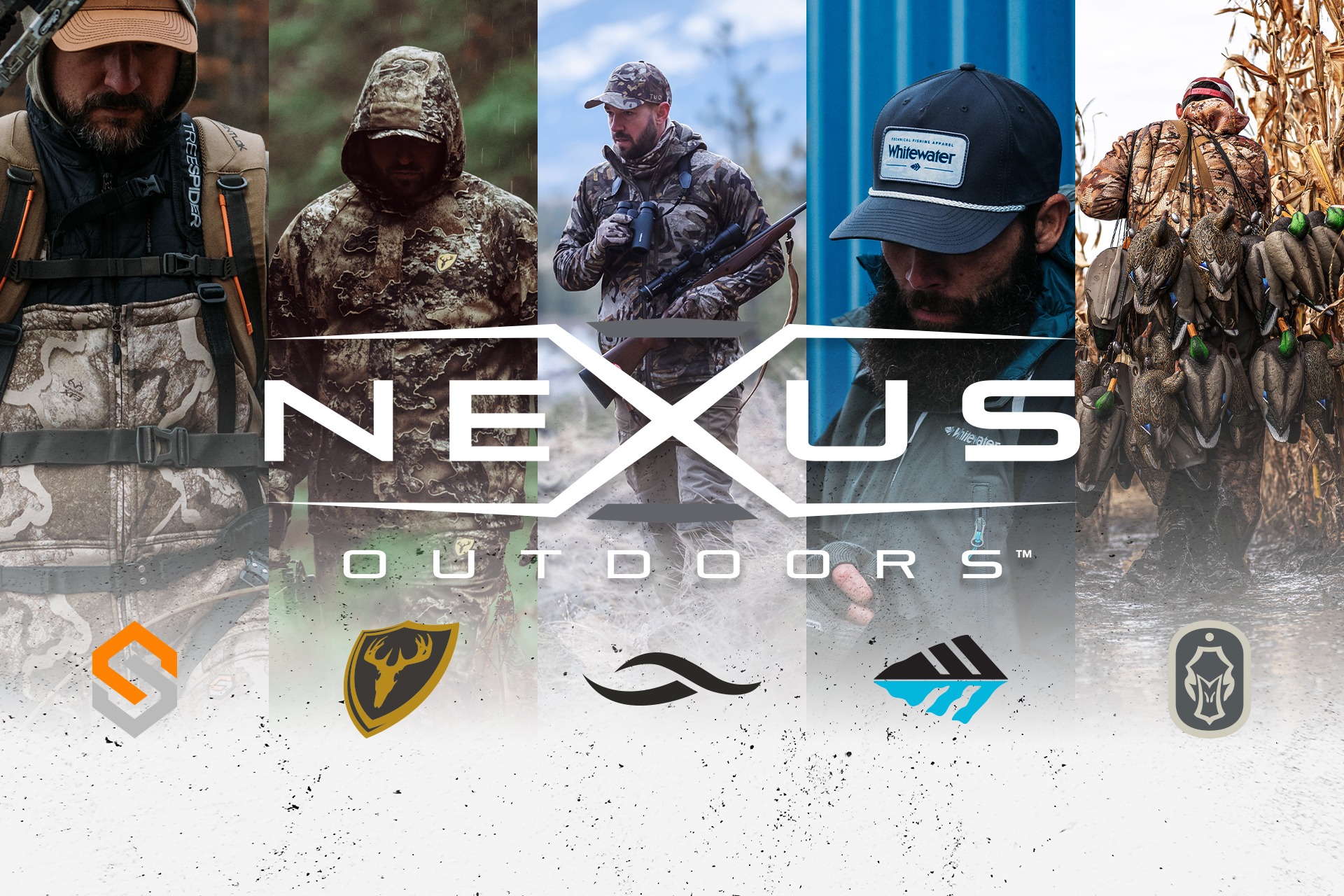 Nexus Outdoors - banner featuring all of the Nexus brands
